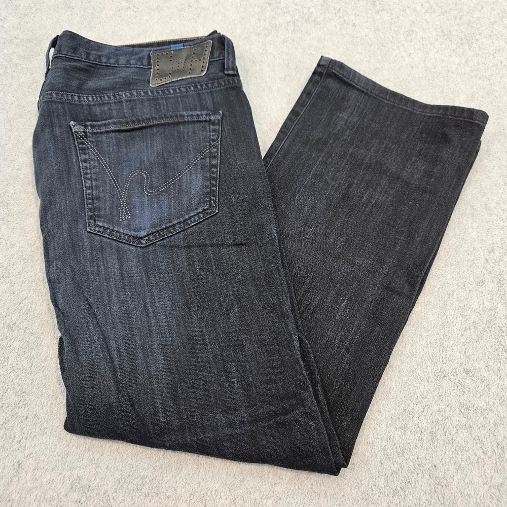 Citizens of Humanity "Sid" Straight Leg Jeans - Dark Wash Premium Denim